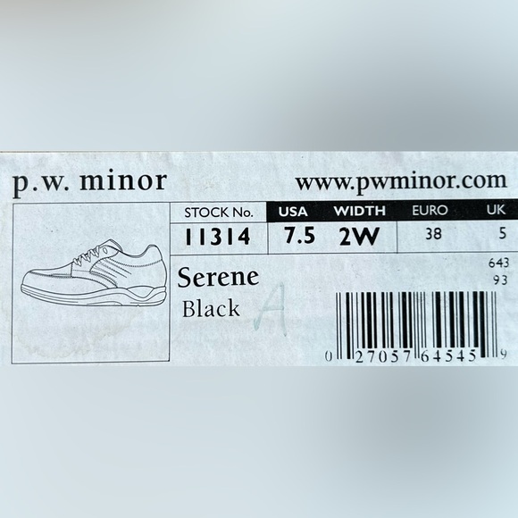 Brand New Women’s P.W. Minor “Serene” Leather Sneakers - Picture 6 of 6